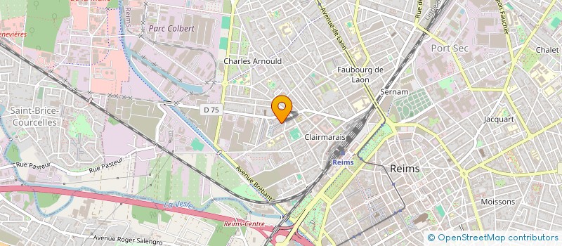 localisation de l'entreprise MONSIEUR SEBASTIEN BERARD  REIMS