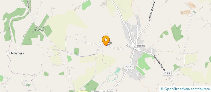 localisation de l'entreprise MONSIEUR SEBASTIEN BERCOT à CAMBREMER