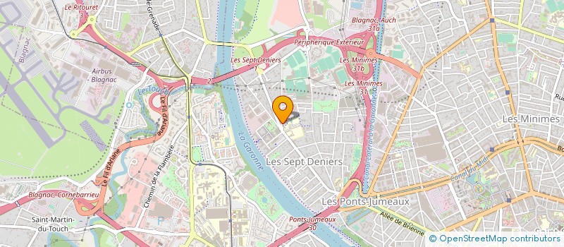 localisation de l'entreprise MONSIEUR SEBASTIEN BERGEAUT à TOULOUSE