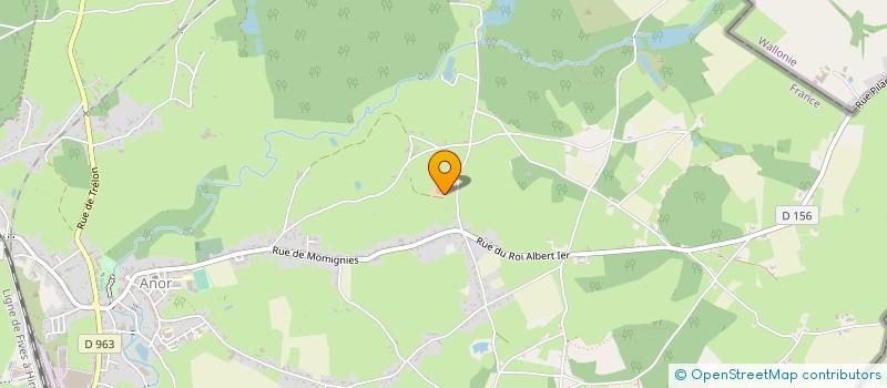 localisation de l'entreprise MONSIEUR SEBASTIEN BERGER  ANOR