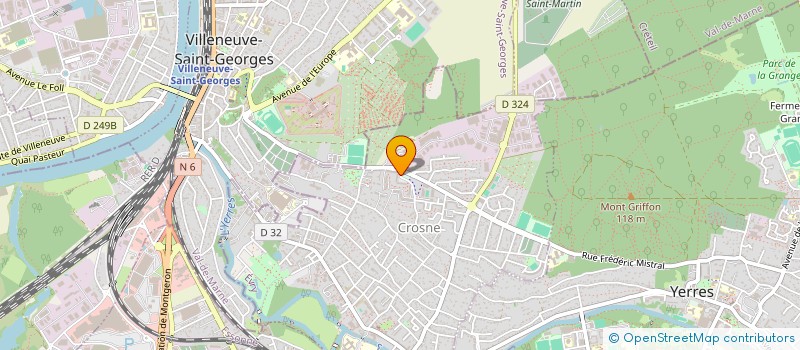 localisation de l'entreprise MONSIEUR SEBASTIEN BERGER  EVRY-GREGY-SUR-YERRE