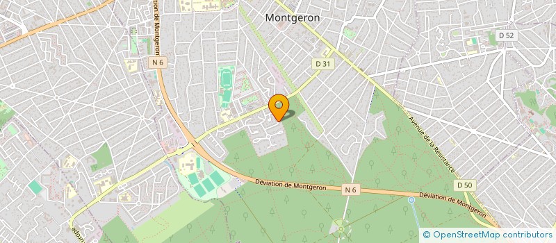 localisation de l'entreprise MONSIEUR SEBASTIEN BERGER à MONTGERON