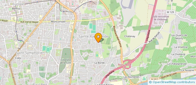 localisation de l'entreprise MONSIEUR SEBASTIEN BERGOUGNOUX  TOURS