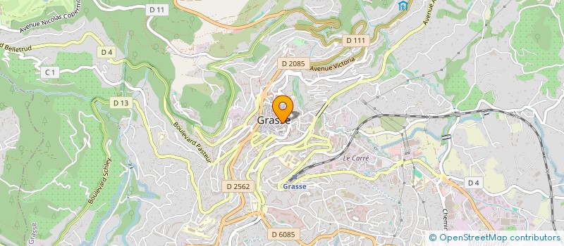 localisation de l'entreprise MONSIEUR SEBASTIEN BERGUE à GRASSE