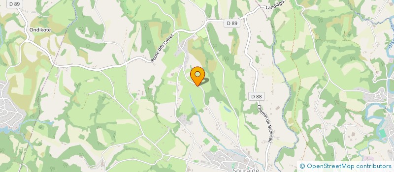 localisation de l'entreprise MONSIEUR SEBASTIEN BERHOAGUE à SOURAIDE