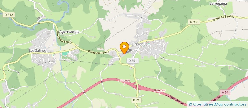 localisation de l'entreprise MONSIEUR SEBASTIEN BERHOUET  BRISCOUS