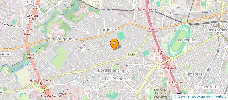 localisation de l'entreprise MONSIEUR SEBASTIEN BERLINET à TOULOUSE