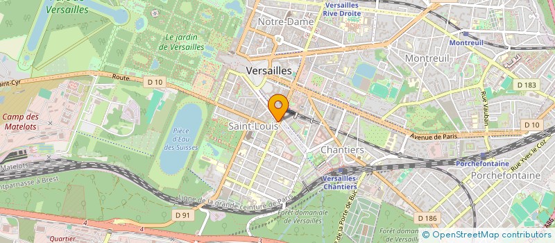 localisation de l'entreprise MONSIEUR SEBASTIEN BERNAGOT à VERSAILLES