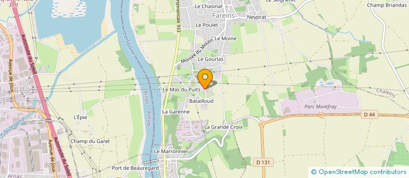 localisation de l'entreprise MONSIEUR SEBASTIEN BERNARD à FAREINS