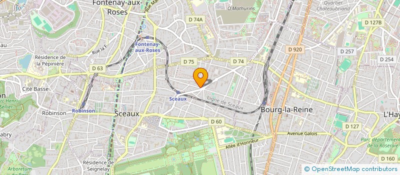 localisation de l'entreprise MONSIEUR SEBASTIEN BERNARD à SCEAUX