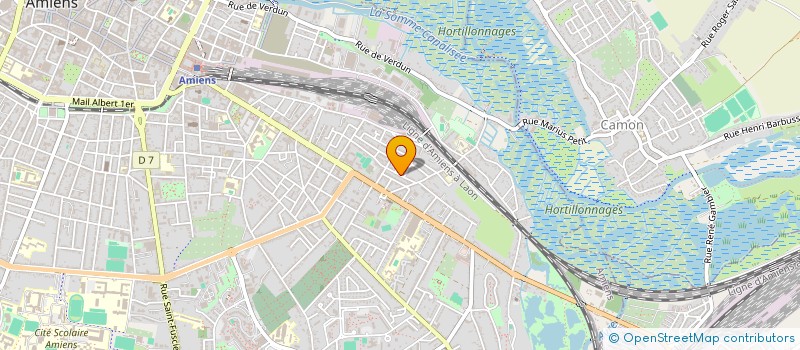localisation de l'entreprise MONSIEUR SEBASTIEN BERNAUX à AMIENS