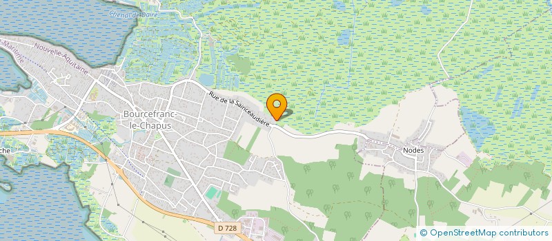 localisation de l'entreprise MONSIEUR SEBASTIEN BERNE  BOURCEFRANC-LE-CHAPUS