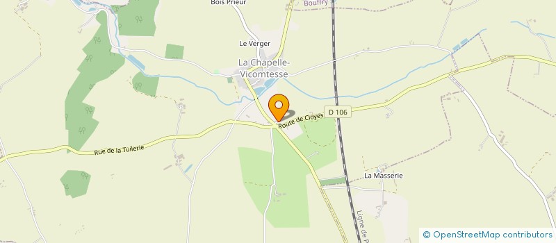 localisation de l'entreprise MONSIEUR SEBASTIEN BERNET  LA CHAPELLE-VICOMTESSE