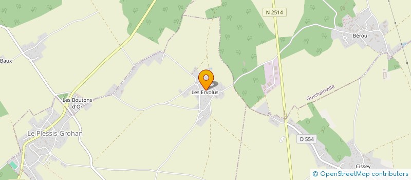 localisation de l'entreprise MONSIEUR SEBASTIEN BERSON  LE PLESSIS-GROHAN