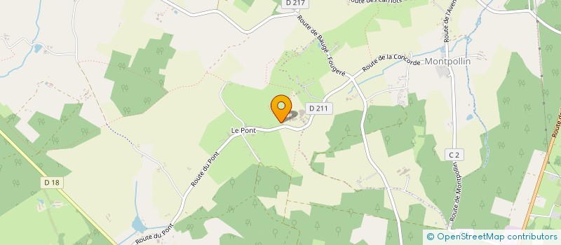 localisation de l'entreprise MONSIEUR SEBASTIEN BERTAULT  BAUGE-EN-ANJOU