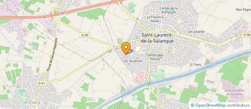 localisation de l'entreprise MONSIEUR SEBASTIEN BERTHAULT à SAINT-LAURENT-DE-LA-SALANQUE
