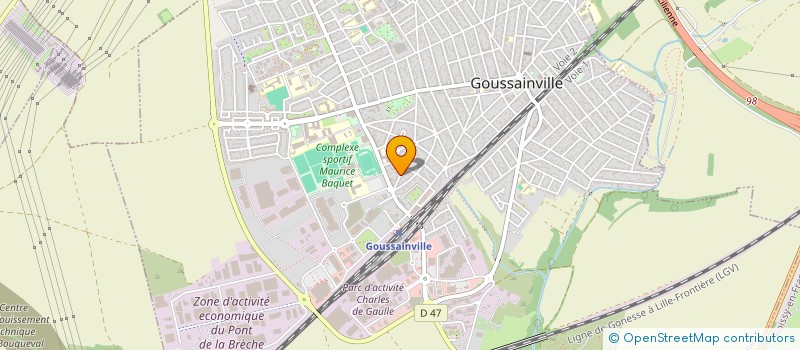 localisation de l'entreprise MONSIEUR SEBASTIEN BERTHELOT  GOUSSAINVILLE