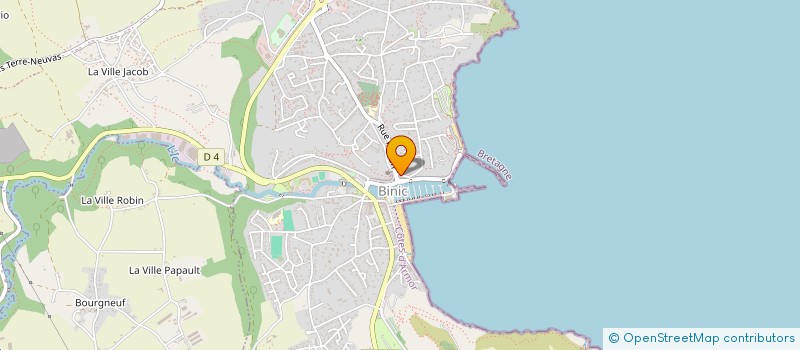 localisation de l'entreprise MONSIEUR SEBASTIEN BERTHELOT  BINIC-ETABLES-SUR-MER