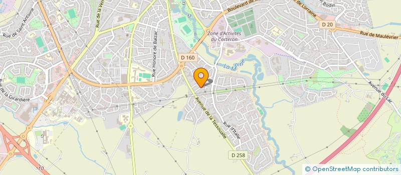localisation de l'entreprise MONSIEUR SEBASTIEN BERTIN à CHOLET