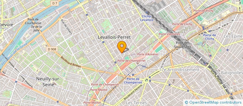 localisation de l'entreprise MONSIEUR SEBASTIEN BERTOZZI à LEVALLOIS-PERRET