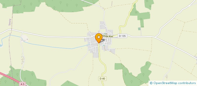 localisation de l'entreprise MONSIEUR SEBASTIEN BERTRAND à VOISINES