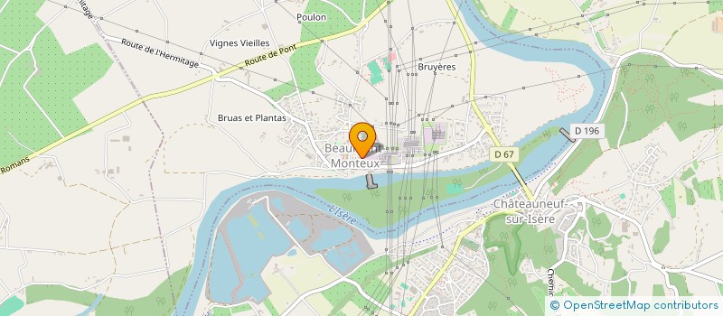 localisation de l'entreprise MONSIEUR SEBASTIEN BERTRAND  BEAUMONT-MONTEUX