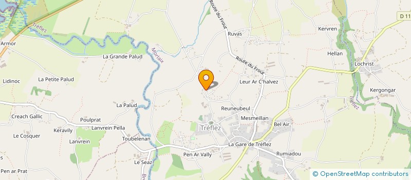 localisation de l'entreprise MONSIEUR SEBASTIEN BERVAS à TREFLEZ