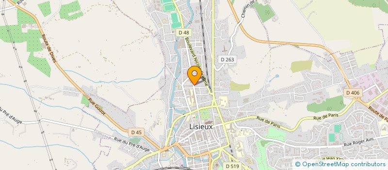 localisation de l'entreprise MONSIEUR SEBASTIEN BESCOND à LISIEUX