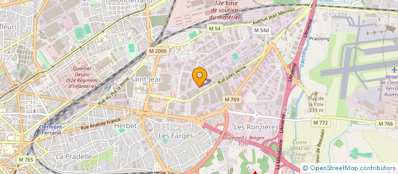 localisation de l'entreprise MONSIEUR SEBASTIEN BESNARD à CLERMONT-FERRAND