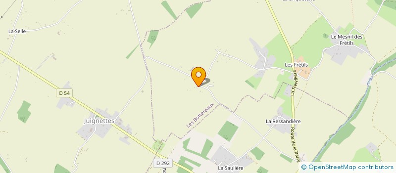 localisation de l'entreprise MONSIEUR SEBASTIEN BESNARD  LES BOTTEREAUX