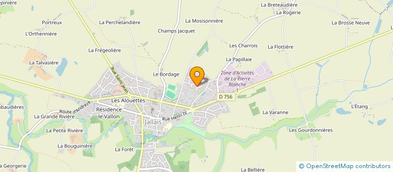 localisation de l'entreprise MONSIEUR SEBASTIEN BESNARD à BEAUPREAU-EN-MAUGES