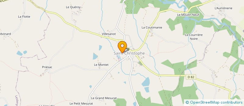 localisation de l'entreprise MONSIEUR SEBASTIEN BESSAGUET à SAINT-CHRISTOPHE