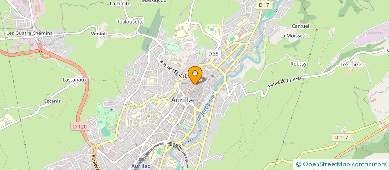 localisation de l'entreprise MONSIEUR SEBASTIEN BESSE à AURILLAC