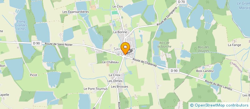 localisation de l'entreprise MONSIEUR SEBASTIEN BESSON à CHALAMONT