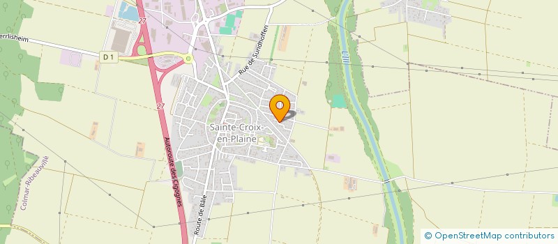 localisation de l'entreprise MONSIEUR SEBASTIEN BETTER  SAINTE-CROIX-EN-PLAINE