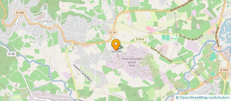 localisation de l'entreprise MONSIEUR SEBASTIEN BETTI à GRIMAUD