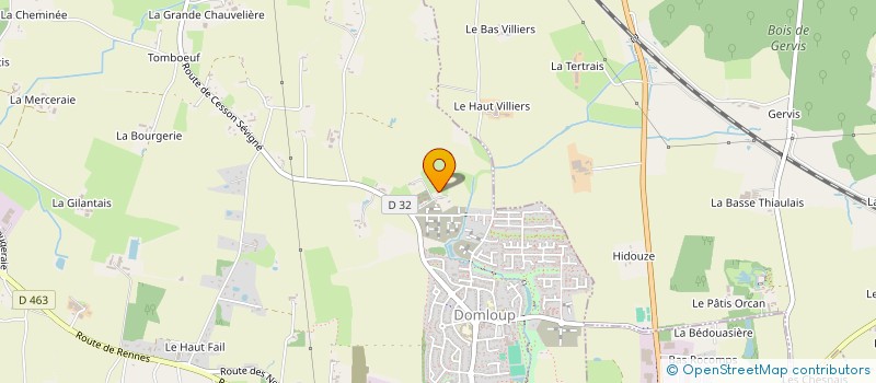 localisation de l'entreprise MONSIEUR SEBASTIEN BEUCHER  DOMLOUP