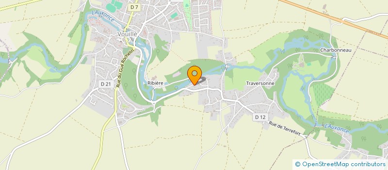 localisation de l'entreprise MONSIEUR SEBASTIEN BEUGIN  VOUILLE