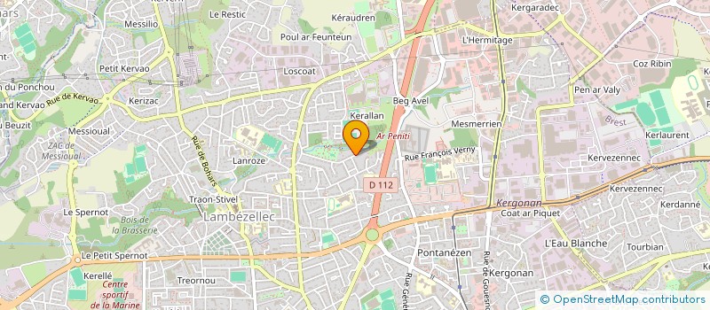 localisation de l'entreprise MONSIEUR SEBASTIEN BEURIENNE à BREST