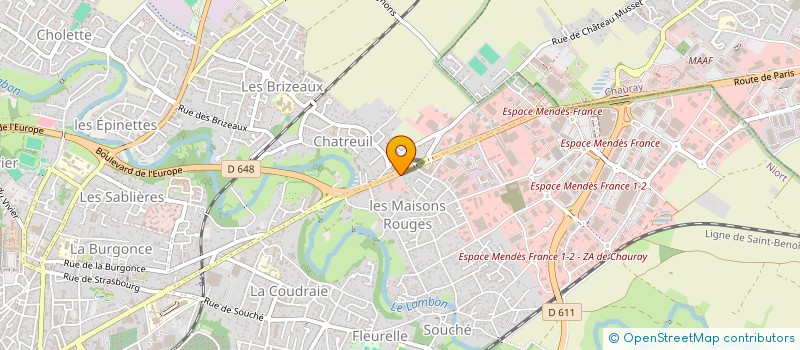 localisation de l'entreprise MONSIEUR SEBASTIEN BEVING à NIORT