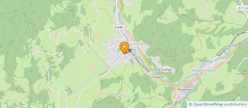 localisation de l'entreprise MONSIEUR SEBASTIEN BEYER  LAPOUTROIE