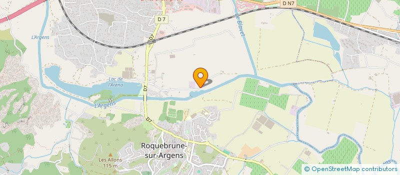 localisation de l'entreprise MONSIEUR SEBASTIEN BIANCHI à ROQUEBRUNE-SUR-ARGENS