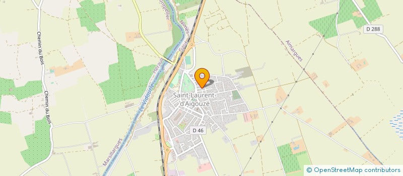 localisation de l'entreprise MONSIEUR SEBASTIEN BIAU  SAINT-LAURENT-D'AIGOUZE