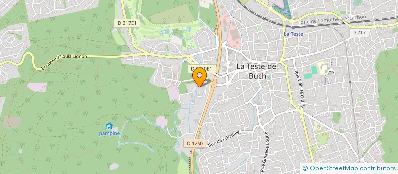 localisation de l'entreprise MONSIEUR SEBASTIEN BIAUSSAT à LA TESTE-DE-BUCH