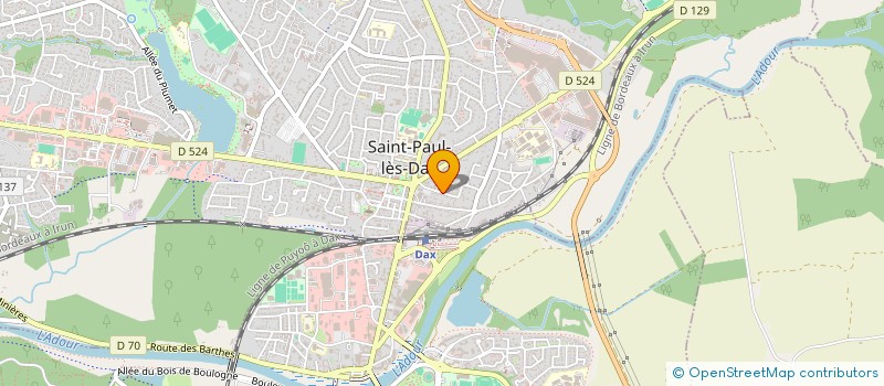 localisation de l'entreprise MONSIEUR SEBASTIEN BIEC  SAINT-PAUL-LES-DAX