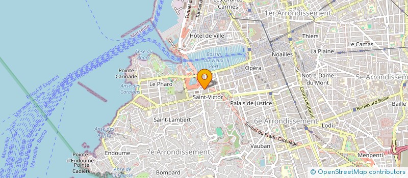 localisation de l'entreprise MONSIEUR SEBASTIEN BIEUX  MARSEILLE