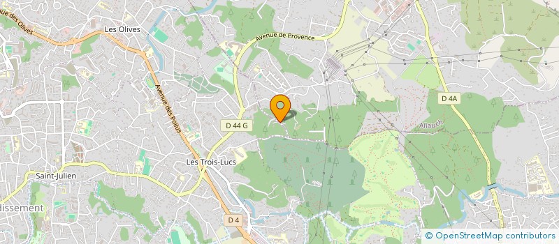 localisation de l'entreprise MONSIEUR SEBASTIEN BIGARE  ALLAUCH