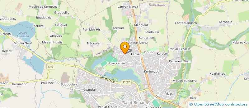 localisation de l'entreprise MONSIEUR SEBASTIEN BIGARET à SAINT-RENAN