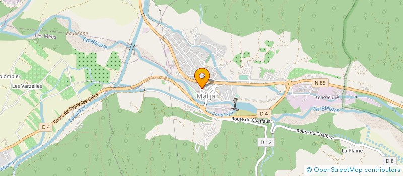 localisation de l'entreprise MONSIEUR SEBASTIEN BIGLIEMME  MALIJAI