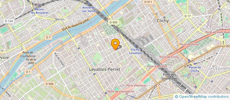 localisation de l'entreprise MONSIEUR SEBASTIEN BIGNIER à LEVALLOIS-PERRET